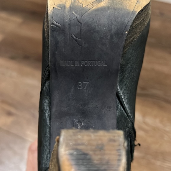 Felmini knee high charcoal black boots size 37 - Picture 7 of 12